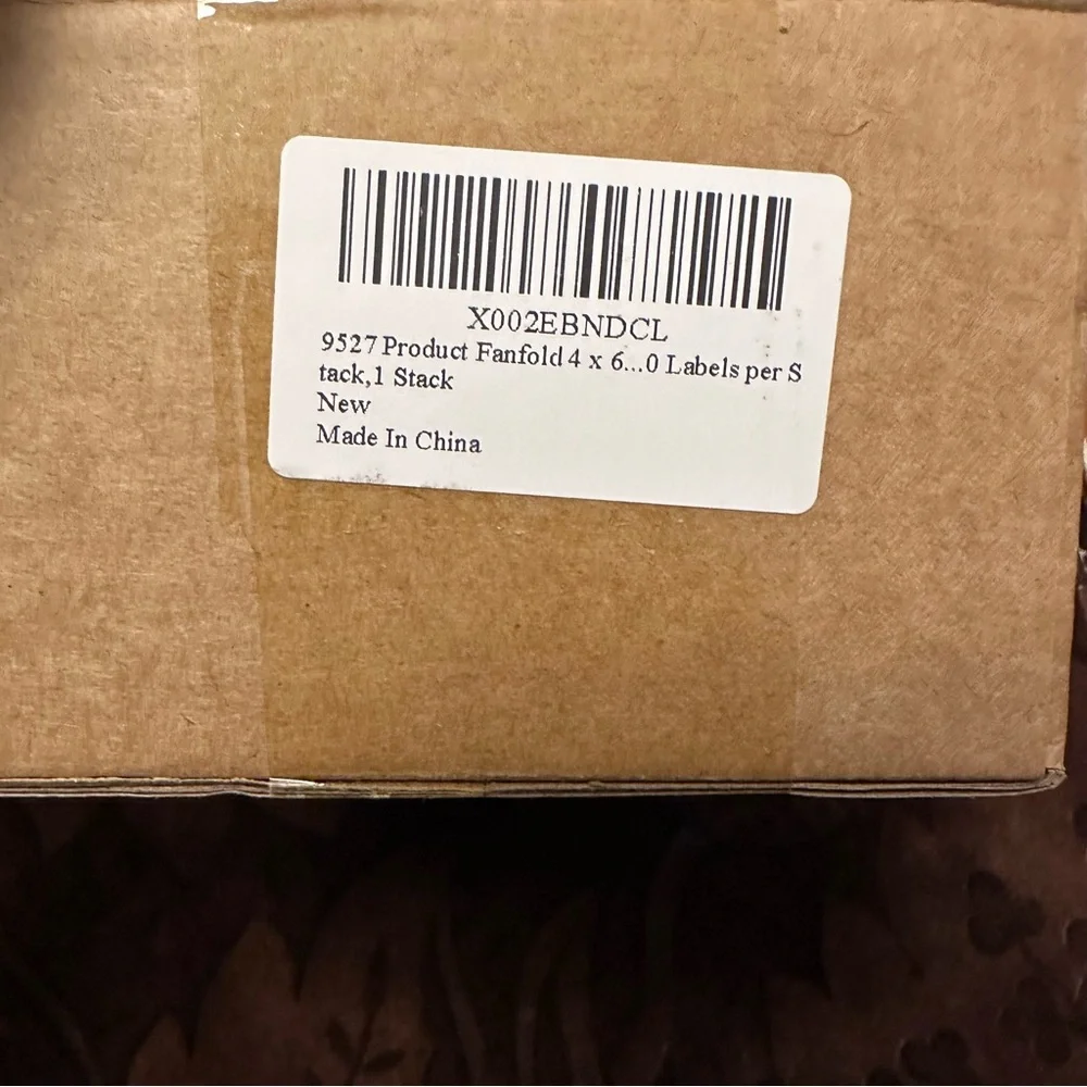 499 Fanfold Direct Thermal Labels White Perforated Shipping Label